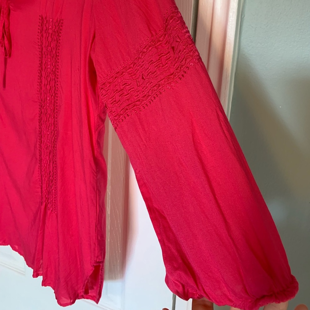 Pink Embroidered Tunic - Picture 4 of 5